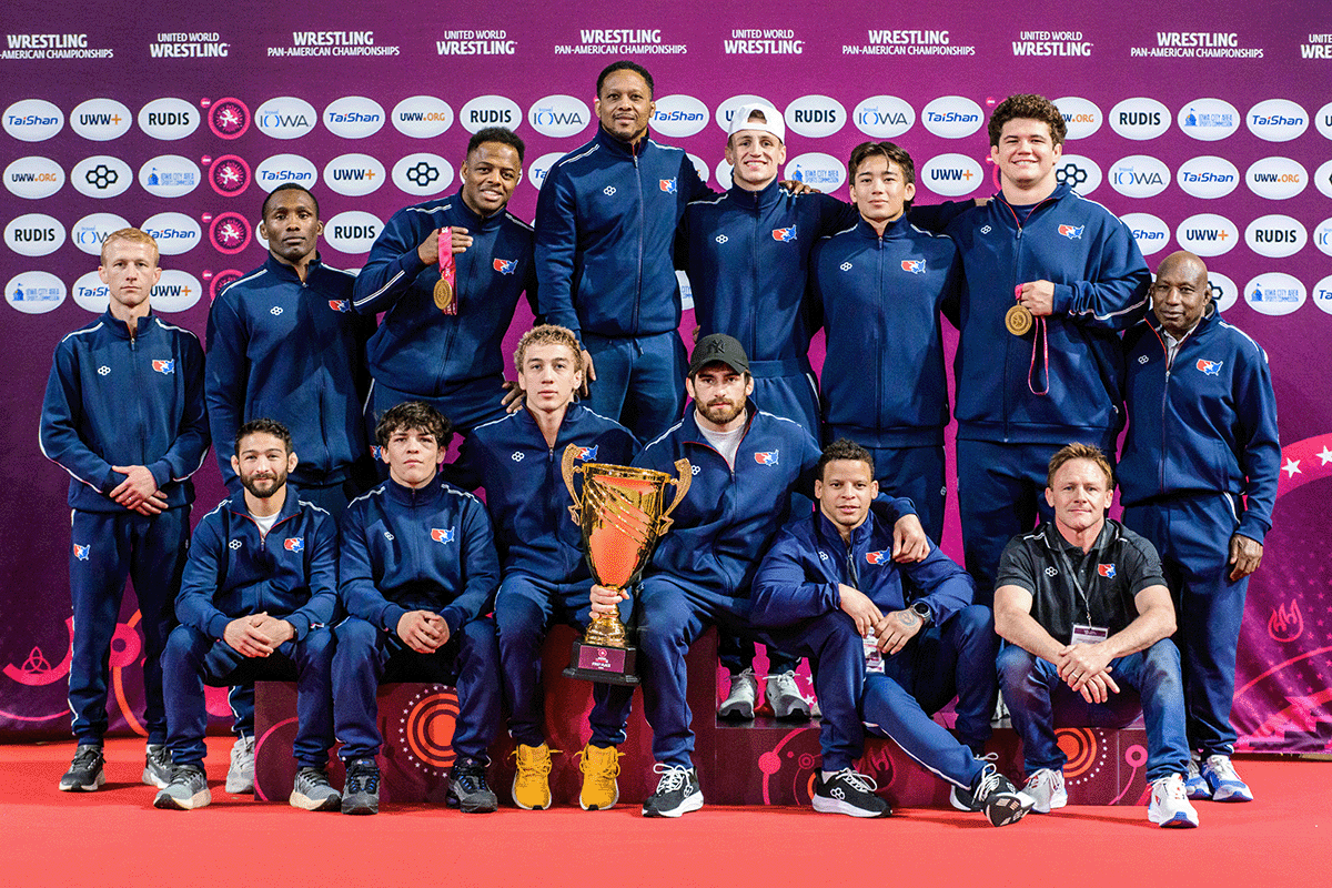 U.S. earns eight golds in men's freestyle, wins team title at U23